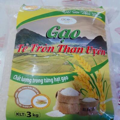 Gạo Tẻ Tròn Than Uyên Lai Châu 10kg