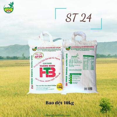 Gạo sạch ST24 Thăng Bình HTB - Sản phẩm chất lượng 4 sao Ocop