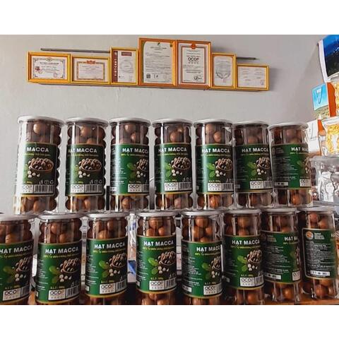 macca sấy hủ nhựa 500 gr