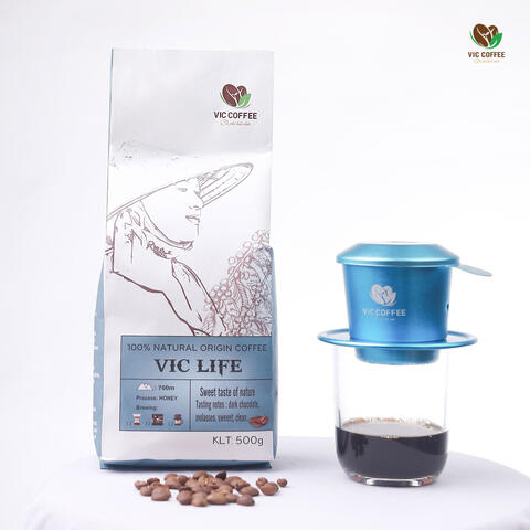 Cà Phê Robusta Honey Pha Phin