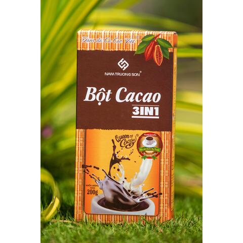 Bột Cacao 3 trong 1 Đăk Lăk đậm vị Nam Trường Sơn (200g)